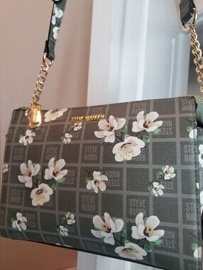 Steve Madden Olive Floral Crossbody Bag